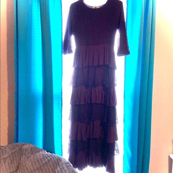 Sold✨ Ruffled Dress💜 - Picture 1 of 1